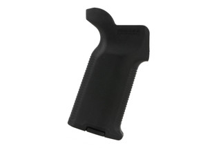 Magpul MOE K2+ pistol grip is made from polymer with a rubber overmolded wrap